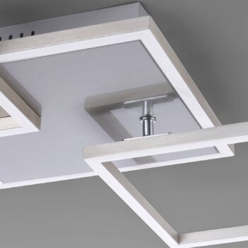 LED stropné svietidlo Iven, oceľ, 75x45cm