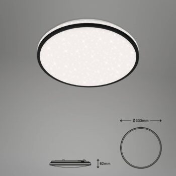 LED stropné svietidlo Ivy Sky S, dekor hviezdy, Ø 33 cm