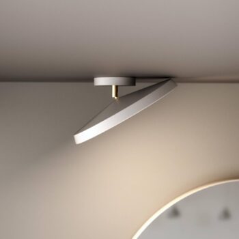 LED stropné svietidlo Kaito 2 Pro, Ø 30 cm, biele, rozstupy