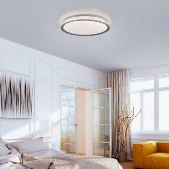 LED stropné svietidlo Kari, stmievateľné Switchmo, Ø 51cm