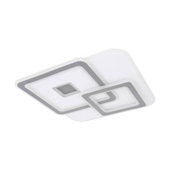 LED stropné svietidlo Kique, ovládané aplikáciou, biele, dĺžka 50 cm, CCT