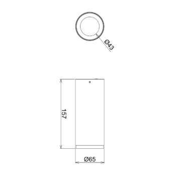 LED stropné svietidlo Lucea 10 W biele