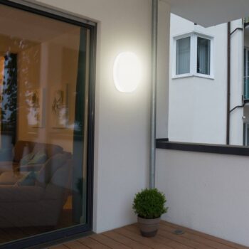 LED stropné svietidlo Naxo Sensor Gen. 2, biele, plast