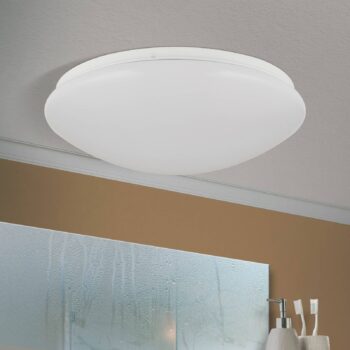 LED stropné svietidlo Nedo zakrivené, Ø 33 cm