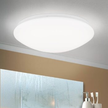 LED stropné svietidlo Nedo zakrivené, Ø 33 cm