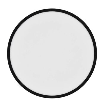 LED stropné svietidlo Oja Smart, čierne, Ø 60 cm