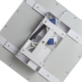 LED stropné svietidlo Piatto, senzor, 29,5 x 29,5 cm