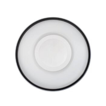 LED stropné svietidlo Redona, biela/čierna, Ø 50 cm, CCT, 3D