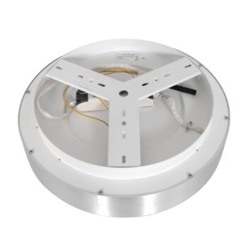 LED stropné svietidlo Ringlede, 2 700 K Ø 38 cm strieborná