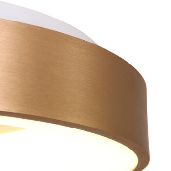 LED stropné svietidlo Ringlede, 2 700 K Ø 38 cm zlaté