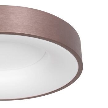 LED stropné svietidlo Ringlede, 2 700 K Ø 48 cm bronz