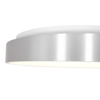 LED stropné svietidlo Ringlede 2 700 K Ø 48 cm strieborná
