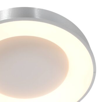 LED stropné svietidlo Ringlede 2 700 K Ø 48 cm strieborná