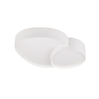 LED stropné svietidlo Rise, biele, 43 x 36 cm, CCT, stmievateľné