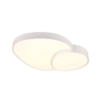 LED stropné svietidlo Rise, biele, 77 x 63 cm, CCT, stmievateľné