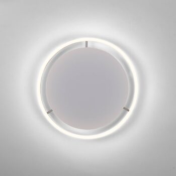 LED stropné svietidlo Ritus, Ø 39,3 cm, hliník