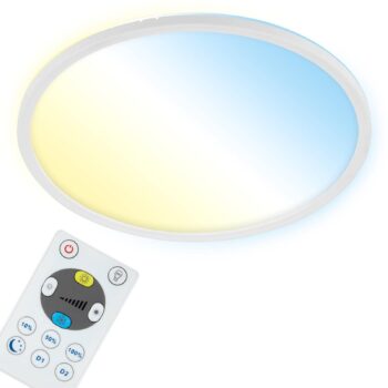 LED stropné svietidlo Slim S stmievateľné CCT biele Ø 29 cm