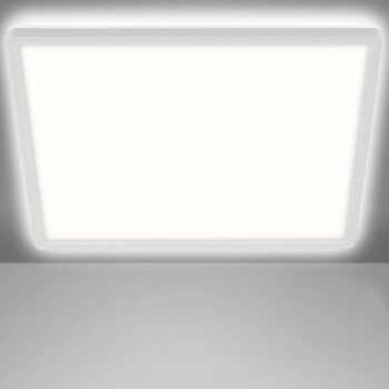 LED stropné svietidlo Slim, hranaté 29,3 x 29,3 cm