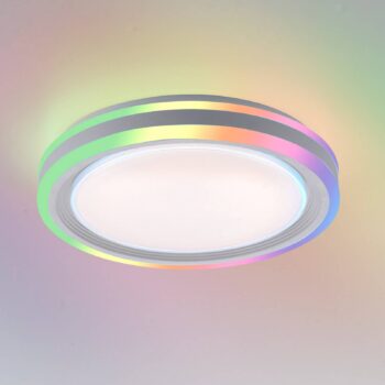 LED stropné svietidlo Spheric, CCT, RGB, Ø 40cm