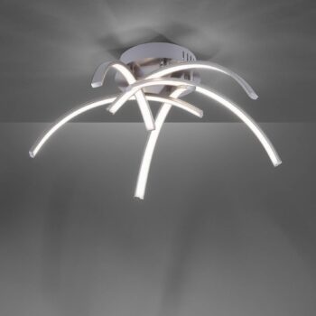 LED stropné svietidlo Valerie 5 plamienkov Ø47cm oceľ