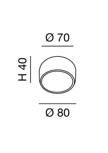 LED stropné svietidlo Vasto, antracit, Ø 8 cm, 120°, hliník