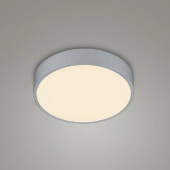 LED stropné svietidlo Waco, CCT, Ø 31 cm, titán