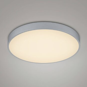 LED stropné svietidlo Waco, CCT, Ø 49,5 cm, titán