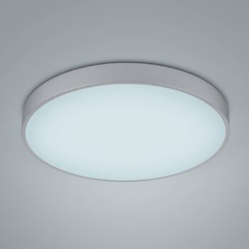 LED stropné svietidlo Waco, CCT, Ø 49,5 cm, titán
