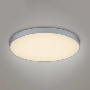 LED stropné svietidlo Waco, CCT, Ø 75 cm, titán