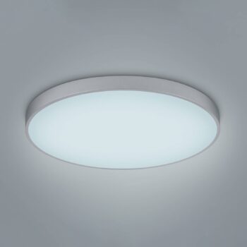LED stropné svietidlo Waco, CCT, Ø 75 cm, titán