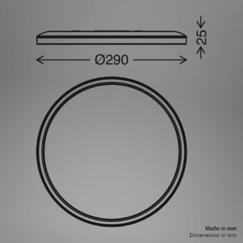 LED stropné svietidlo do kúpeľne Pulap, Ø 29 cm, chrómová farba/biela kov