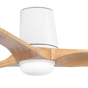 LED stropný ventilátor Heywood S, DC, tichý, Ø 90 cm, CCT