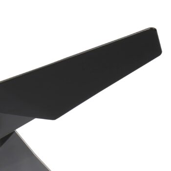 LED stropný ventilátor Jade, čierny, tichý, Ø 152 cm, 60 W
