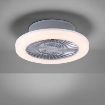 LED stropný ventilátor Leonard Ø50cm, sériový spínač