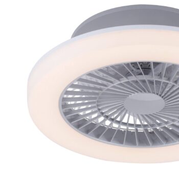 LED stropný ventilátor Leonard Ø50cm, sériový spínač