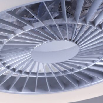 LED stropný ventilátor Leonard Ø50cm, sériový spínač