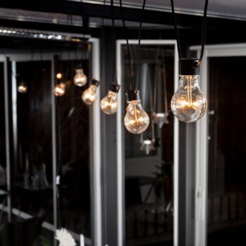 LED svetelná reťaz pivná záhrada základná sada, jantárová