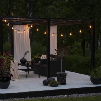 LED svetelná reťaz pivná záhrada základná sada, jantárová