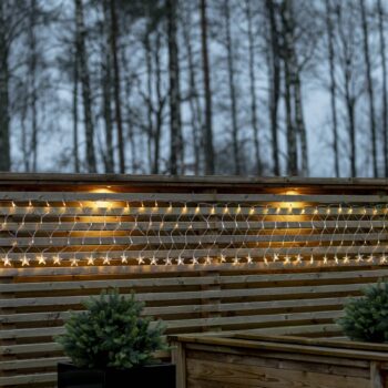 LED svetelná sieť StarNet číry plast dĺžka 480cm 160 LED diód
