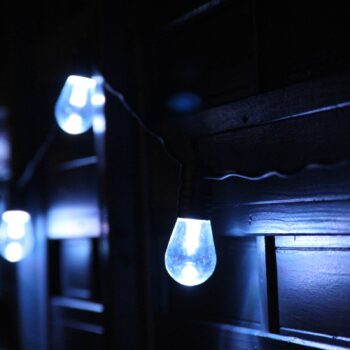 LED svetelný reťazec odtieň Stella, 12 svetiel, CCT, RGB