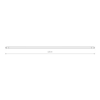 LED svetelný zdroj Dĺžka 120 cm Trubica G13 T8 22 W číra 3 000 K