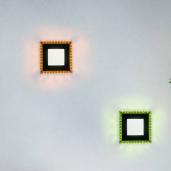 LED svetlo Acri CCT RGB diaľkové ovládanie 20x20cm