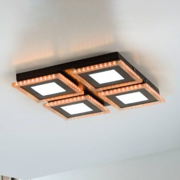 LED svetlo Acri CCT RGB diaľkové ovládanie 44x44cm
