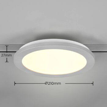 LED svetlo Camillus pre DUOline, titánové, Ø 26 cm