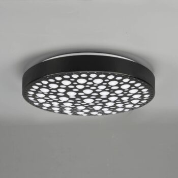 LED svetlo Chizu Ø 40,5 cm stmievateľné RGB čierna