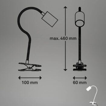 LED svetlo Fleks, biele, flexibilné, kovové