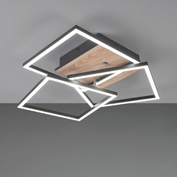 LED svetlo Mobile 3-pl. diaľkové ovládanie drevo
