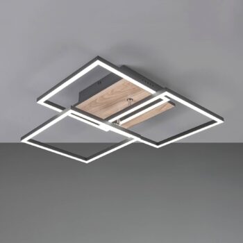LED svetlo Mobile 3-pl. diaľkové ovládanie drevo