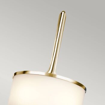 LED svetlo Mona IP44 55,9 cm leštená mosadz