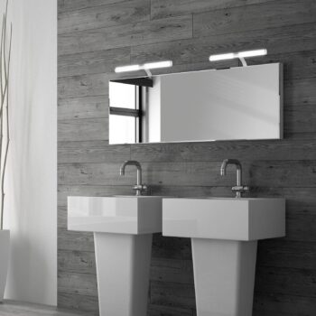 LED svetlo Runt IP44 konzola 4 000 K chróm matná